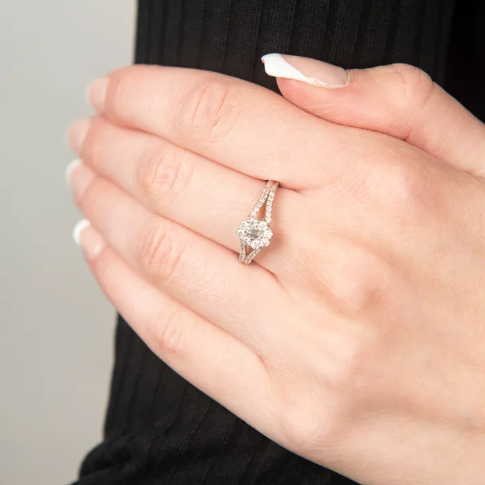 Rings Michael Werdiger Diamond Halo Top Ring Michael Werdiger
