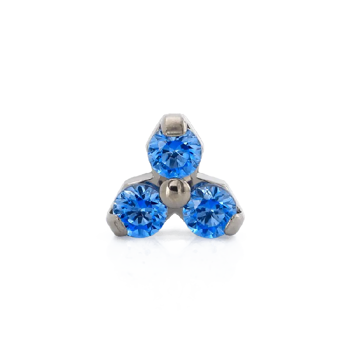 Rings Neometal Inc Trinity Arctic Blue
