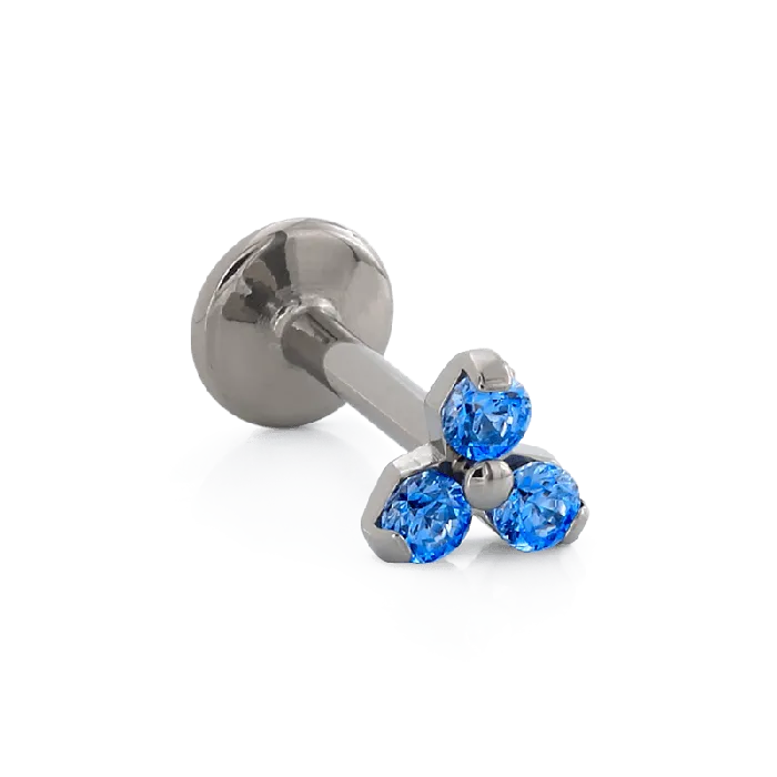 Rings Neometal Inc Trinity Arctic Blue
