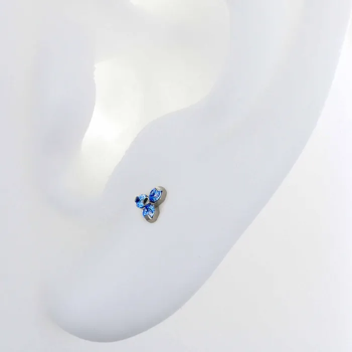 Rings Neometal Inc Trinity Arctic Blue