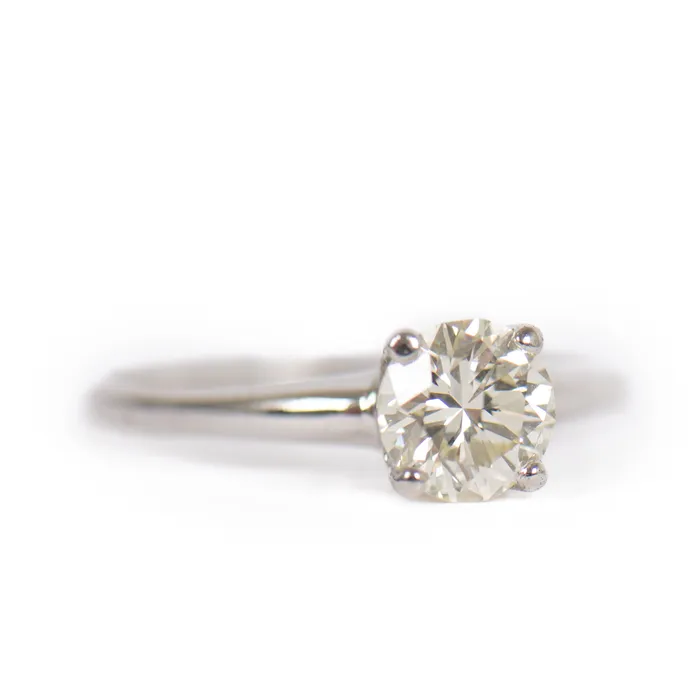 Rings STORE 5a Luxury Preowned Goods PreOwned Diamond Solitaire Engagement Ring