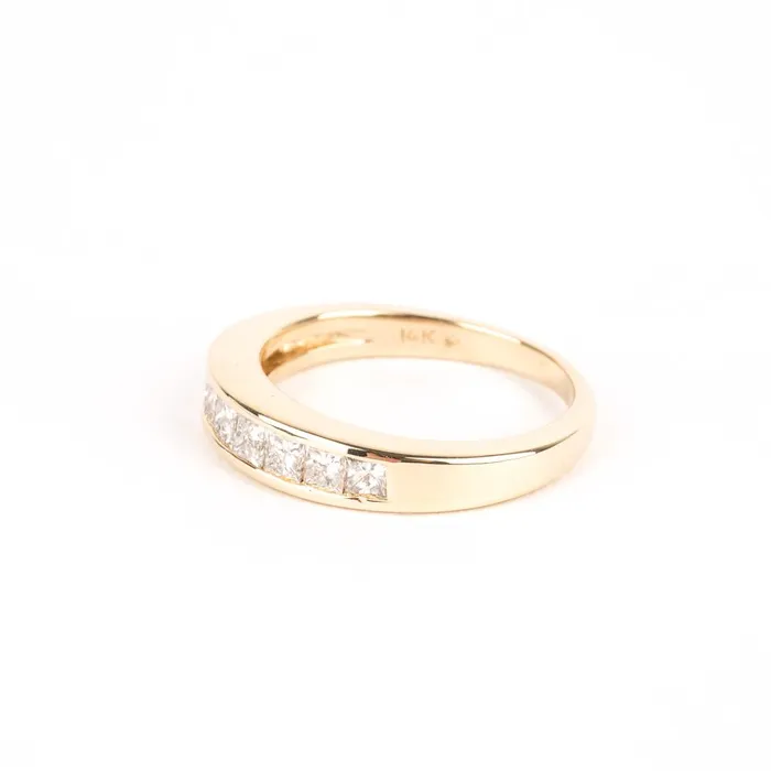 Rings STORE 5a PreOwned Princess Cut Diamond Band