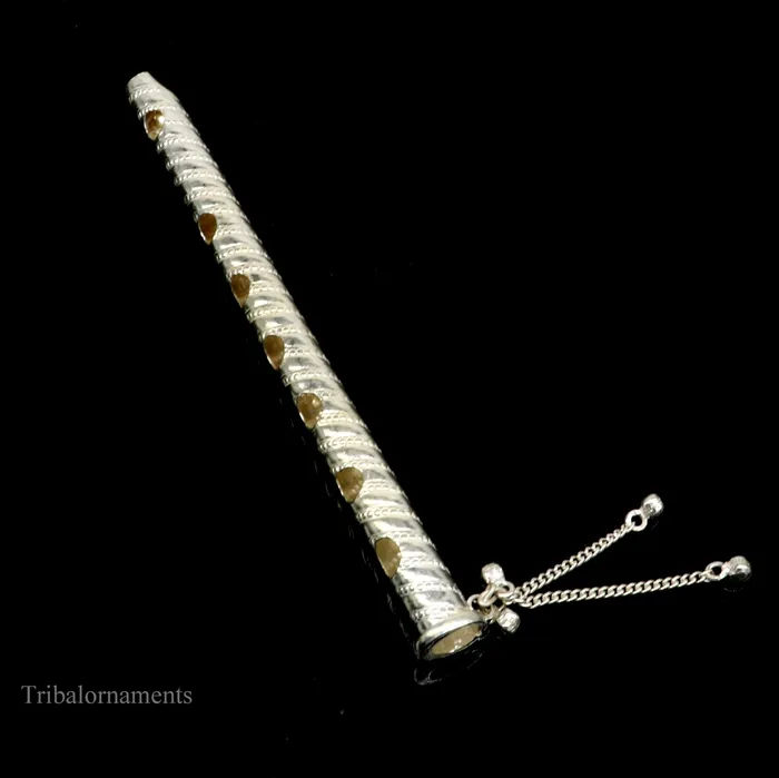Rings TRIBAL ORNAMENTS 6 long handmade sterling silver stunning divine Lord Krishna flute Amazing krishna gifting silver accessories puja utensils su388