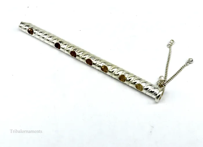 Rings TRIBAL ORNAMENTS 6 long handmade sterling silver stunning divine Lord Krishna flute Amazing krishna gifting silver accessories puja utensils su388