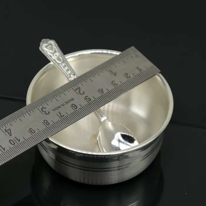 Rings TRIBAL ORNAMENTS 999 pure fine silver handmade silver bowl and spoon set silver utensils silver art tray stay babykids healthy silver vessels sv75 Rings TRIBAL ORNAMENTS 999 pure fine silver handmade silver bowl and spoon set silver utensils silver art tray stay babykids healthy silver vessels sv75