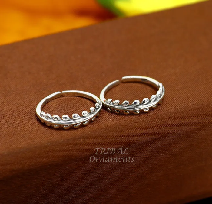 Rings TRIBAL ORNAMENTS Pure 925 sterling silver customized design small toe ring handmade brides stylish tribal jewelry collection from inida ytr12 Rings TRIBAL ORNAMENTS Pure 925 sterling silver customized design small toe ring handmade brides stylish tribal jewelry collection from inida ytr12