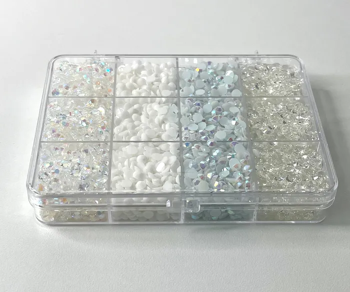 Rings Twisted Moon Jewelry Wholesale Rhinestone Kit White Diamond