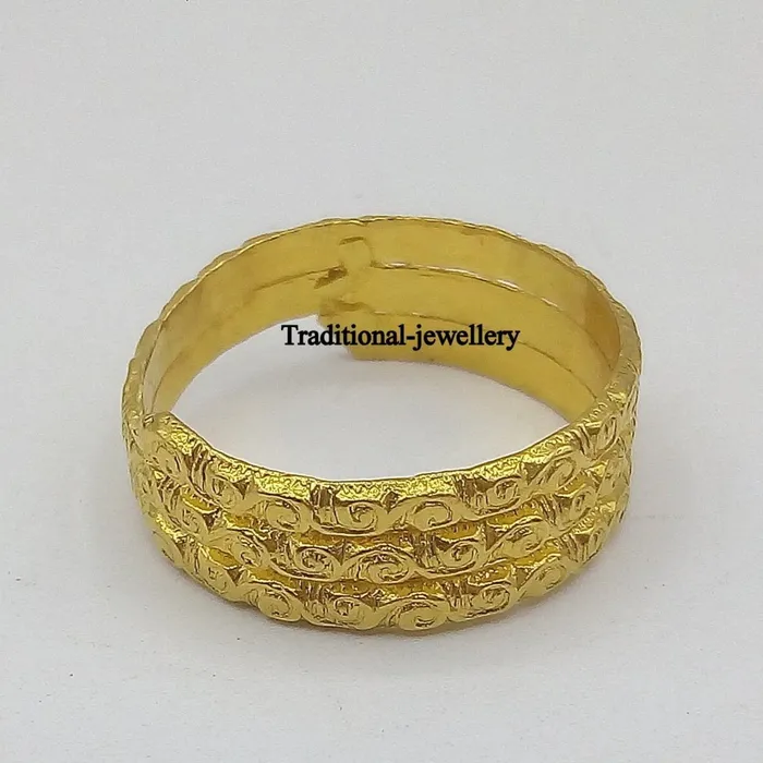Rings Vintage antique design 22k yellow gold handmade ring band fabulous indian tribal unisex jewelry GR001 TRIBAL ORNAMENTS Rings Vintage antique design 22k yellow gold handmade ring band fabulous indian tribal unisex jewelry GR001 TRIBAL ORNAMENTS