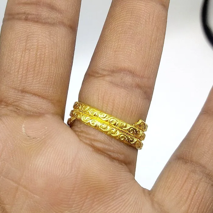 Rings Vintage antique design 22k yellow gold handmade ring band fabulous indian tribal unisex jewelry GR001 TRIBAL ORNAMENTS Rings Vintage antique design 22k yellow gold handmade ring band fabulous indian tribal unisex jewelry GR001 TRIBAL ORNAMENTS