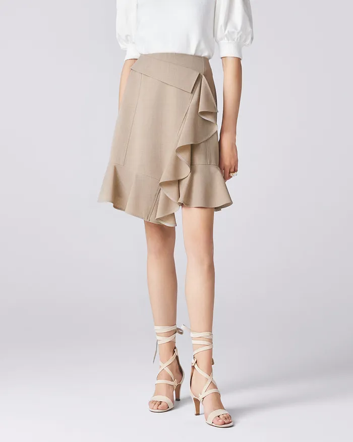 Sand Beige Water Stone Skirt ADEAM Rings