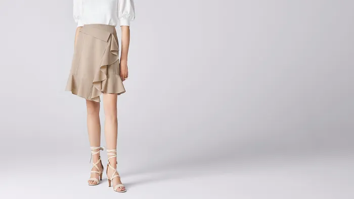 Sand Beige Water Stone Skirt ADEAM Rings Sand Beige Water Stone Skirt ADEAM Rings