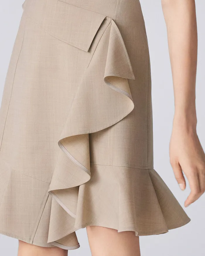 Sand Beige Water Stone Skirt ADEAM Rings Sand Beige Water Stone Skirt ADEAM Rings