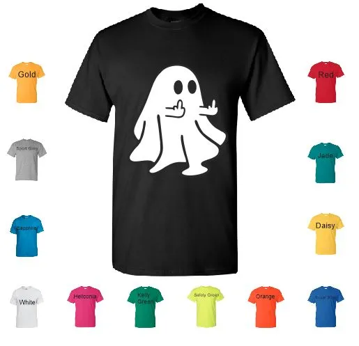 Sand Dollar Sales Earrings TS86 Middle Finger Ghost TShirt