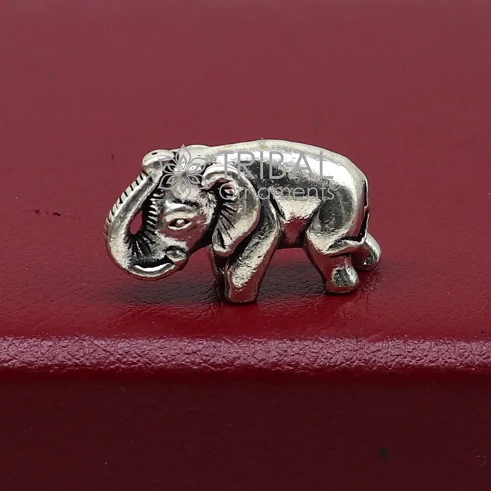 Small tiny size Fully solid 925 Sterling silver Baby Elephant Sculpture statue figurine The Perfect Gift for Any Occasion art609 TRIBAL ORNAMENTS Necklaces Small tiny size Fully solid 925 Sterling silver Baby Elephant Sculpture statue figurine The Perfect Gift for Any Occasion art609 TRIBAL ORNAMENTS Necklaces