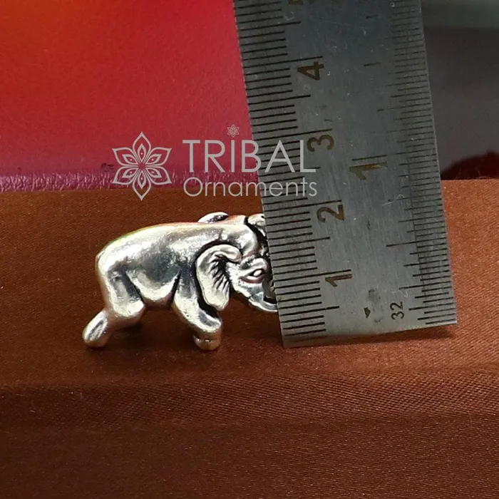Small tiny size Fully solid 925 Sterling silver Baby Elephant Sculpture statue figurine The Perfect Gift for Any Occasion art609 TRIBAL ORNAMENTS Necklaces Small tiny size Fully solid 925 Sterling silver Baby Elephant Sculpture statue figurine The Perfect Gift for Any Occasion art609 TRIBAL ORNAMENTS Necklaces