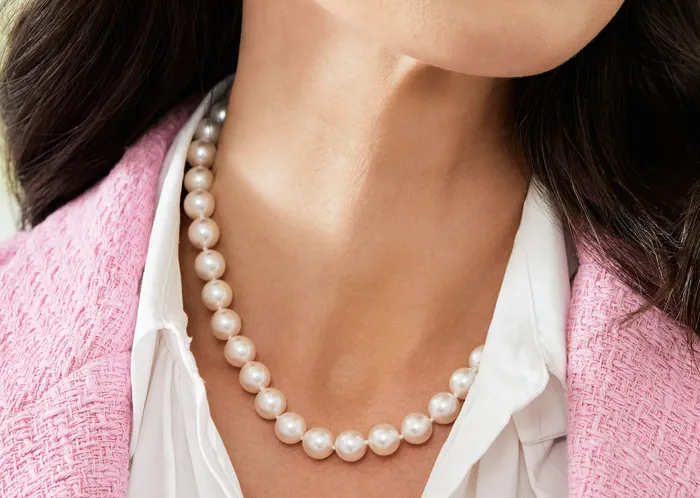 spt Earrings 8085mm Hanadama Pearl Necklace and Earring Set