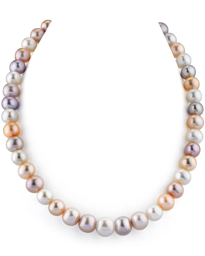 spt Necklaces 95105mm Multicolor Freshwater Pearl Necklace AAAA Quality spt Necklaces 95105mm Multicolor Freshwater Pearl Necklace AAAA Quality