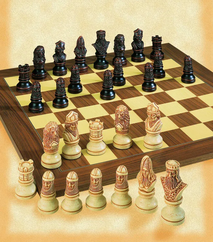 Studio Anne Carlton Earrings Richard the Lionheart Chess Set