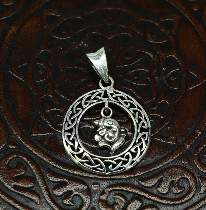 Stunning 925 sterling silver handmade vintage design lord Ganesha pendant amazing stylish unisex pendant locket personalized jewelry ssp475 TRIBAL ORNAMENTS Necklaces