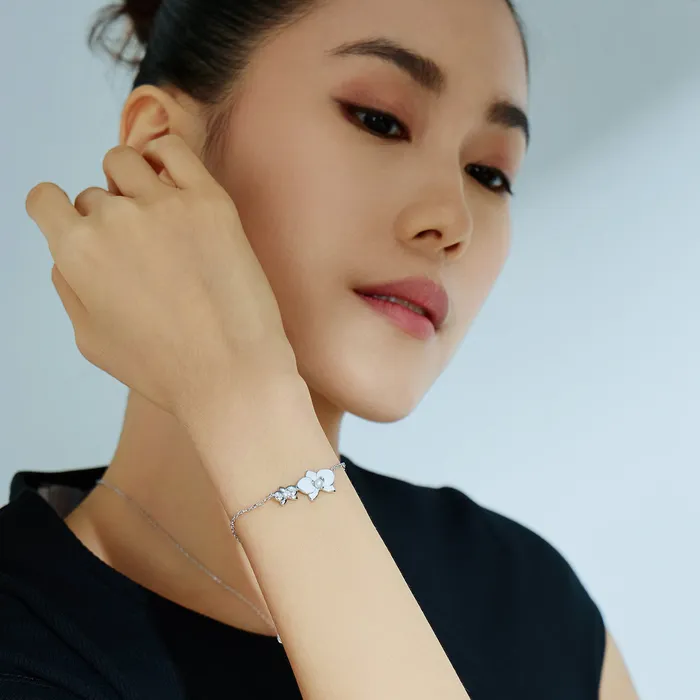 Top Grade Freshwater Pearl Bracelet WB00256 ORCHID Pearly Lustre Bracelets