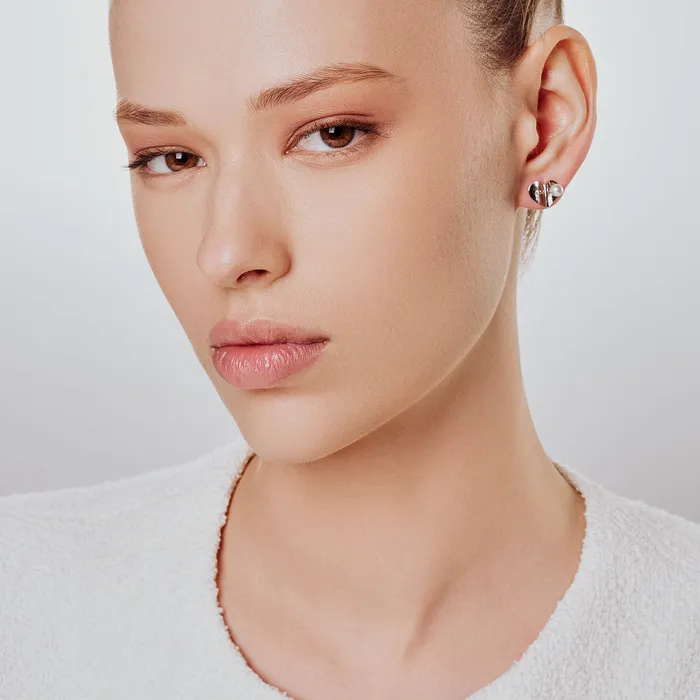 Top Grade Freshwater Pearl Earrings WE00827 LOVE Pearly Lustre Earrings