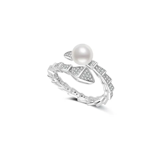 Top Grade Freshwater Pearl Ring WR00324 SAFARI Pearly Lustre Rings