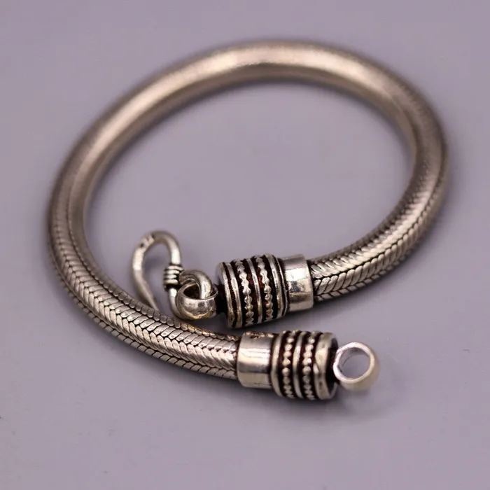 TRIBAL ORNAMENTS Bracelets 5MM Amazing customized vintage style snake chain handmade 925 sterling silver bracelet unisex personalize jewelry sbrm72 TRIBAL ORNAMENTS Bracelets 5MM Amazing customized vintage style snake chain handmade 925 sterling silver bracelet unisex personalize jewelry sbrm72