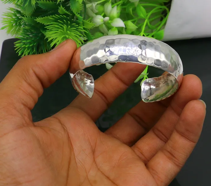TRIBAL ORNAMENTS Bracelets 925 sterling silver adjustable bangle bracelet gorgeous shiny bright Spotted design new fancy unique bangle cuff bracelet best gift cuff28 TRIBAL ORNAMENTS Bracelets 925 sterling silver adjustable bangle bracelet gorgeous shiny bright Spotted design new fancy unique bangle cuff bracelet best gift cuff28