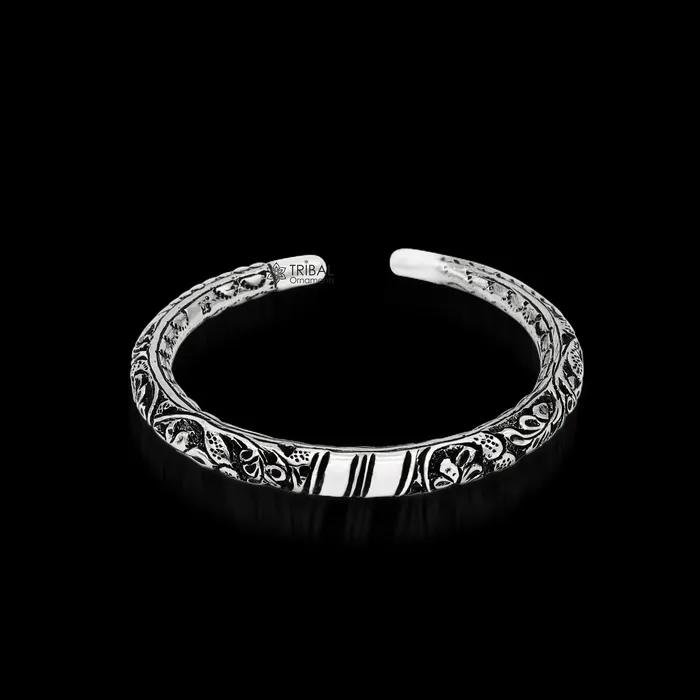 TRIBAL ORNAMENTS Bracelets 925 Sterling silver handmade chitai bangle bracelet kada tribal ethnic jewelry nsk827 TRIBAL ORNAMENTS Bracelets 925 Sterling silver handmade chitai bangle bracelet kada tribal ethnic jewelry nsk827