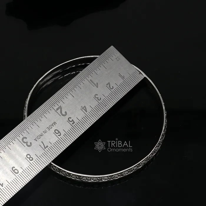 TRIBAL ORNAMENTS Bracelets 925 sterling silver handmade Punjabis shikha mens womens kada bracelet amazing designer kada fashion delicate kada nsk692