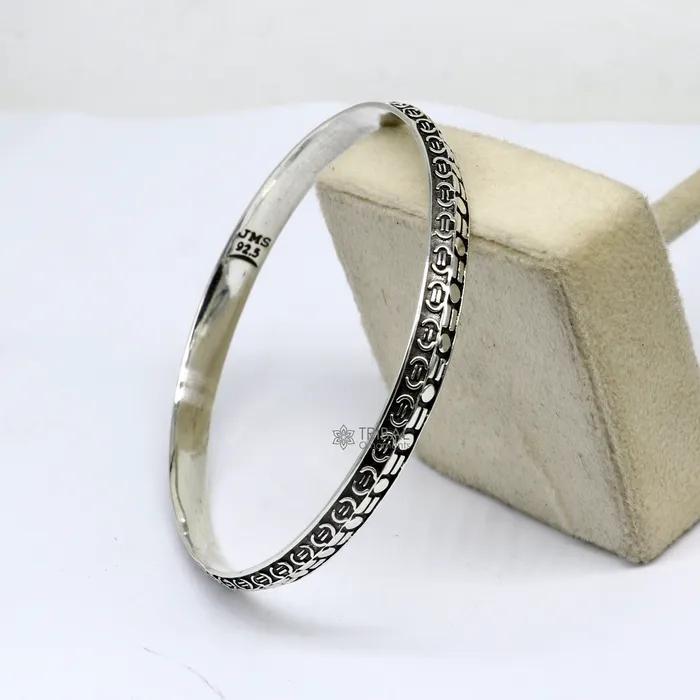 TRIBAL ORNAMENTS Bracelets 925 sterling silver handmade Punjabis shikha mens womens kada bracelet amazing designer kada fashion delicate kada nsk692