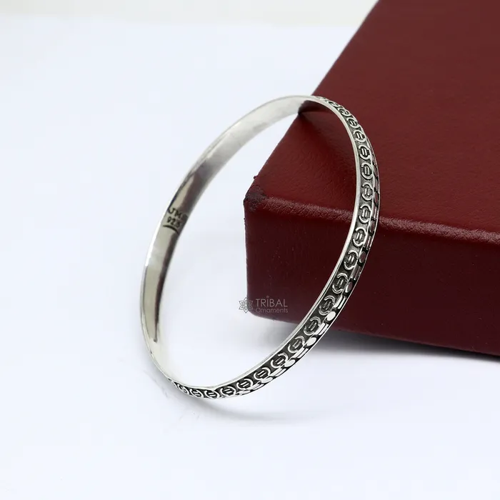 TRIBAL ORNAMENTS Bracelets 925 sterling silver handmade Punjabis shikha mens womens kada bracelet amazing designer kada fashion delicate kada nsk692