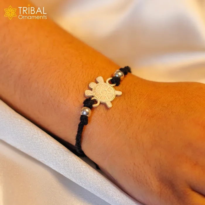 TRIBAL ORNAMENTS Bracelets 925 sterling silver handmade tortoise nazarbattu unisex kids bracelet baby girls anklet nb108 TRIBAL ORNAMENTS Bracelets 925 sterling silver handmade tortoise nazarbattu unisex kids bracelet baby girls anklet nb108