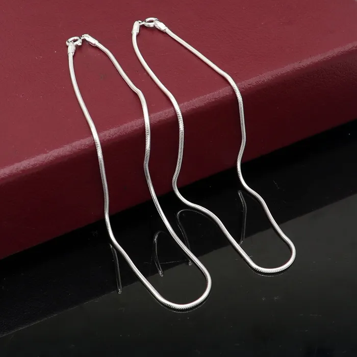 TRIBAL ORNAMENTS Bracelets Handmade 1MM snake chain 925 sterling silver ankle bracelet silver anklets foot bracelet amazing belly dance jewelry gift her ank605