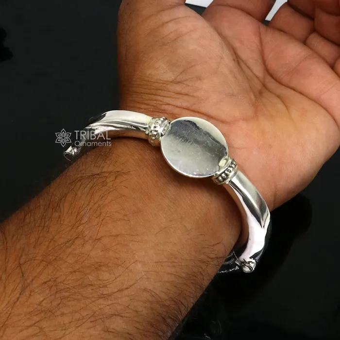 TRIBAL ORNAMENTS Bracelets Unique vintage design 925 sterling silver vintage plain design handmade bangle bracelet kada cuff bracelet ethnic Banjara jewelry nsk731 TRIBAL ORNAMENTS Bracelets Unique vintage design 925 sterling silver vintage plain design handmade bangle bracelet kada cuff bracelet ethnic Banjara jewelry nsk731
