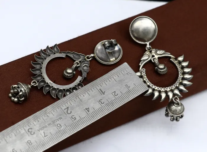 TRIBAL ORNAMENTS Earrings Cultural silver earrings fashionable and versatile floral silver dangles an intricate ethnic pattern made by 925 sterling silver s1231 TRIBAL ORNAMENTS Earrings Cultural silver earrings fashionable and versatile floral silver dangles an intricate ethnic pattern made by 925 sterling silver s1231