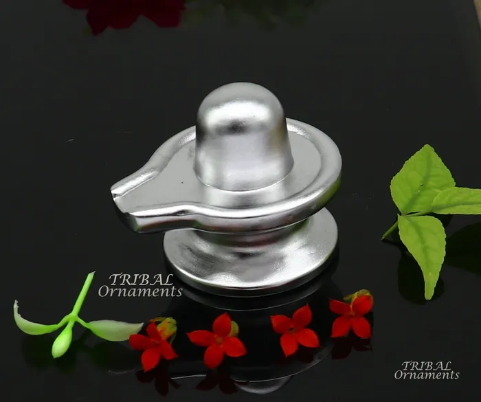 TRIBAL ORNAMENTS Necklaces 15 solid mercury god Shiva lingam statue article Parad Shiva lingam figurine for puja at home best way for wealth and prosperity MA01