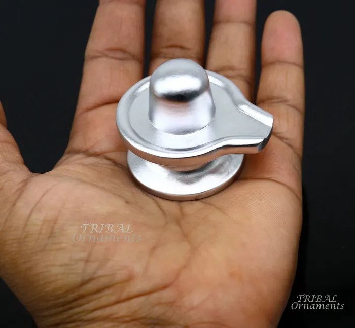 TRIBAL ORNAMENTS Necklaces 15 solid mercury god Shiva lingam statue article Parad Shiva lingam figurine for puja at home best way for wealth and prosperity MA01