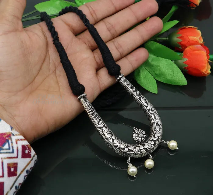 TRIBAL ORNAMENTS Necklaces 925 sterling silver handmade adjustable necklace traditional cultural trendy functional necklace Delicate Necklaces jewelry set549 TRIBAL ORNAMENTS Necklaces 925 sterling silver handmade adjustable necklace traditional cultural trendy functional necklace Delicate Necklaces jewelry set549