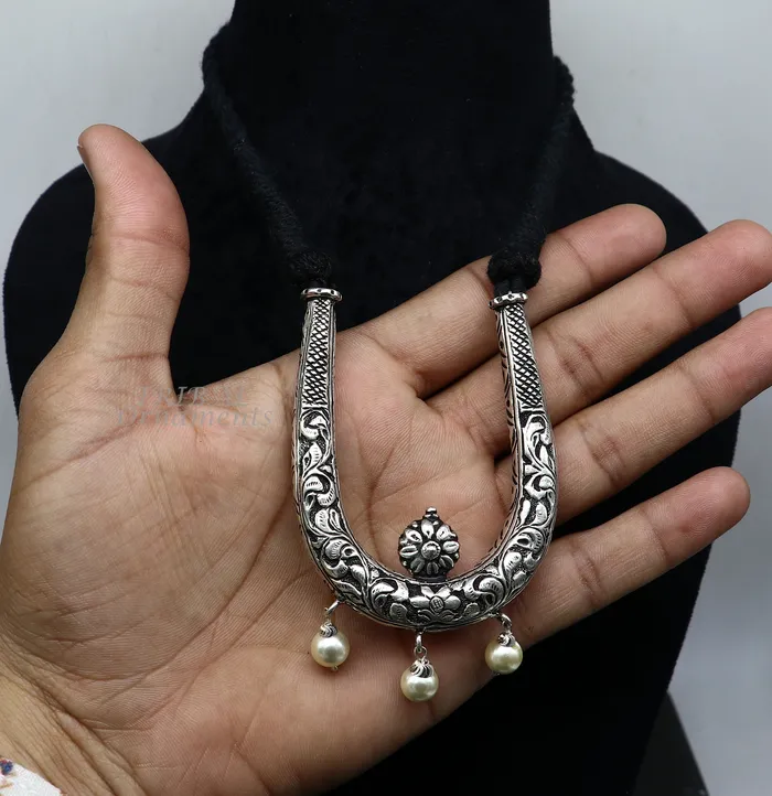 TRIBAL ORNAMENTS Necklaces 925 sterling silver handmade adjustable necklace traditional cultural trendy functional necklace Delicate Necklaces jewelry set549 TRIBAL ORNAMENTS Necklaces 925 sterling silver handmade adjustable necklace traditional cultural trendy functional necklace Delicate Necklaces jewelry set549