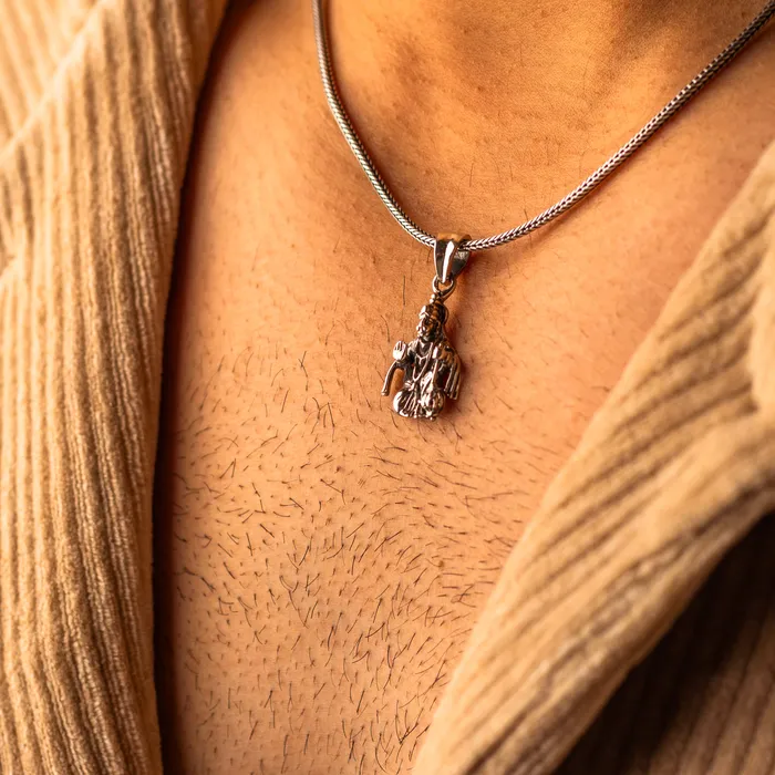 TRIBAL ORNAMENTS Necklaces 925 sterling silver handmade Hindu god Lord Hanuman pendant amazing designer fabulous pendant unisex gifting jewelry ssp956