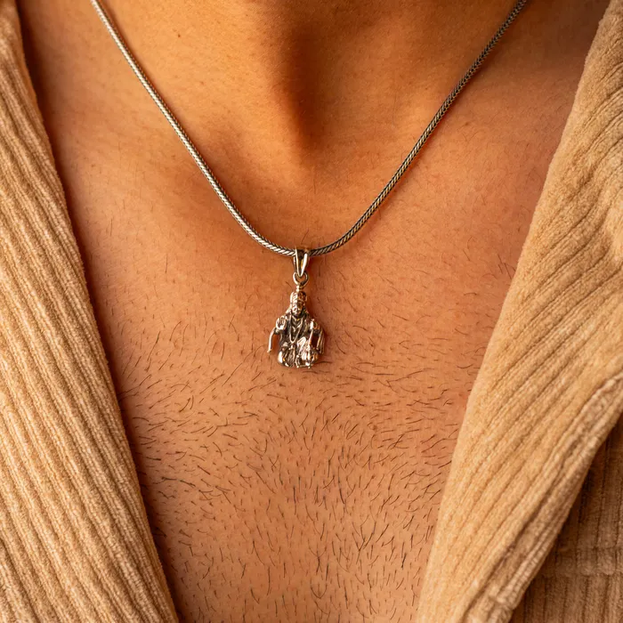 TRIBAL ORNAMENTS Necklaces 925 sterling silver handmade Hindu god Lord Hanuman pendant amazing designer fabulous pendant unisex gifting jewelry ssp956