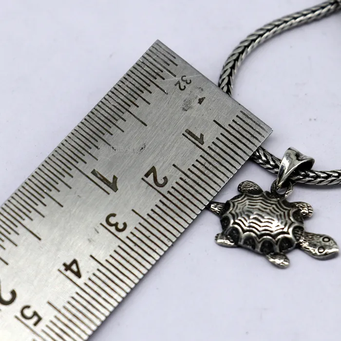 TRIBAL ORNAMENTS Necklaces 925 sterling silver unique design TORTOISE pendant wheat chain necklace locket best gifting jewelry Nsp718 TRIBAL ORNAMENTS Necklaces 925 sterling silver unique design TORTOISE pendant wheat chain necklace locket best gifting jewelry Nsp718
