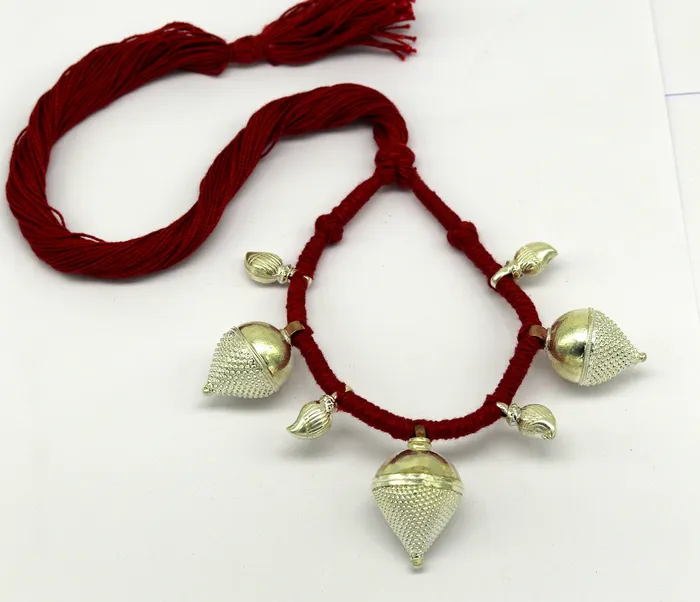 TRIBAL ORNAMENTS Necklaces Vintage antique design handmade Sterling silver gorgeous customized tribal necklace charm necklace ethnic bridesmaid ethnic necklace nec66