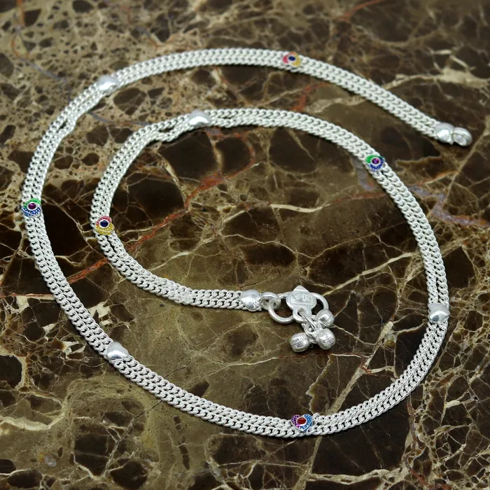 TRIBAL ORNAMENTS Necklaces Vintage antique style solid double strands baby belly chain unisex kids waist chain kandora chain excellent gifting jewelry nwch26