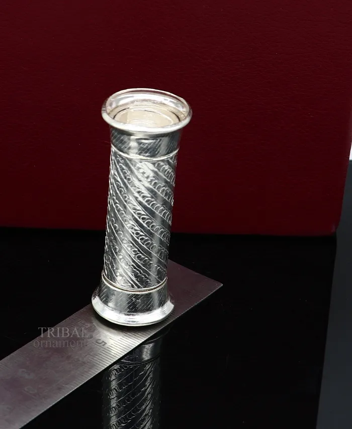 TRIBAL ORNAMENTS Rings 925 Sterling silver handmade small pill box Tobacco box storage box silver utensils silver box personal box mens accessories su649