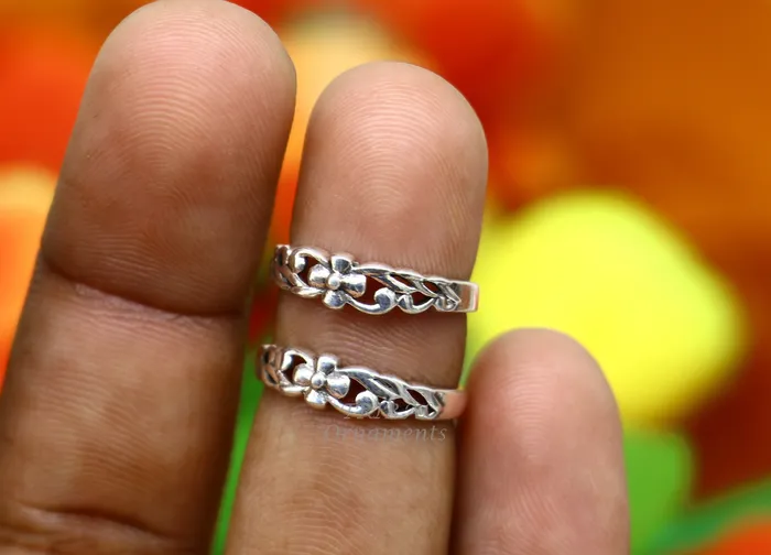 TRIBAL ORNAMENTS Rings 925 sterling silver uniquely handcrafted vintage style oxidized toe rings best brides wedding jewelry tribal jewelry ytr14 TRIBAL ORNAMENTS Rings 925 sterling silver uniquely handcrafted vintage style oxidized toe rings best brides wedding jewelry tribal jewelry ytr14