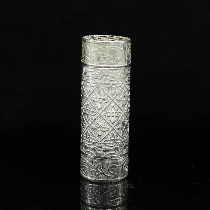 TRIBAL ORNAMENTS Rings Amazing 925 fine solid silver handmade small tobacco box fennel box storage box silver utensils silver box mens accessories stb357