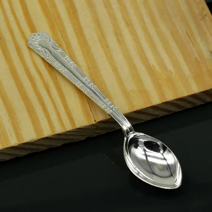 TRIBAL ORNAMENTS Rings fabulous sterling silver handmade solid silver 5 spoon kitchen utensils vessels silver has antibacterial properties stay healthy sv59