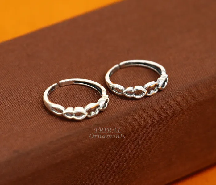 TRIBAL ORNAMENTS Rings Unique design handcrafted 925 solid sterling silver toe ring best brides personalized jewelry wedding ethnic jewelry ytr21